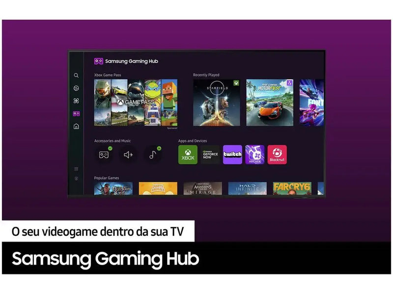 Smart TV 60 ”4K UHD LED Samsung